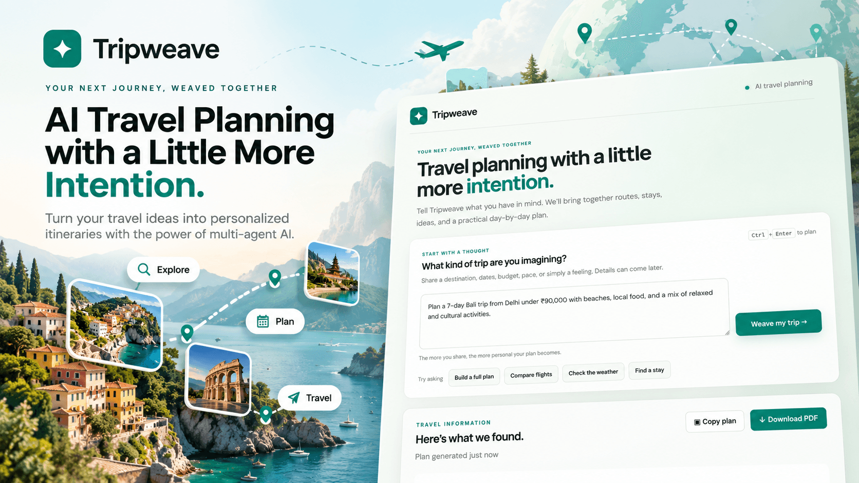 TripWeave - Multi-Agent Travel Planner
